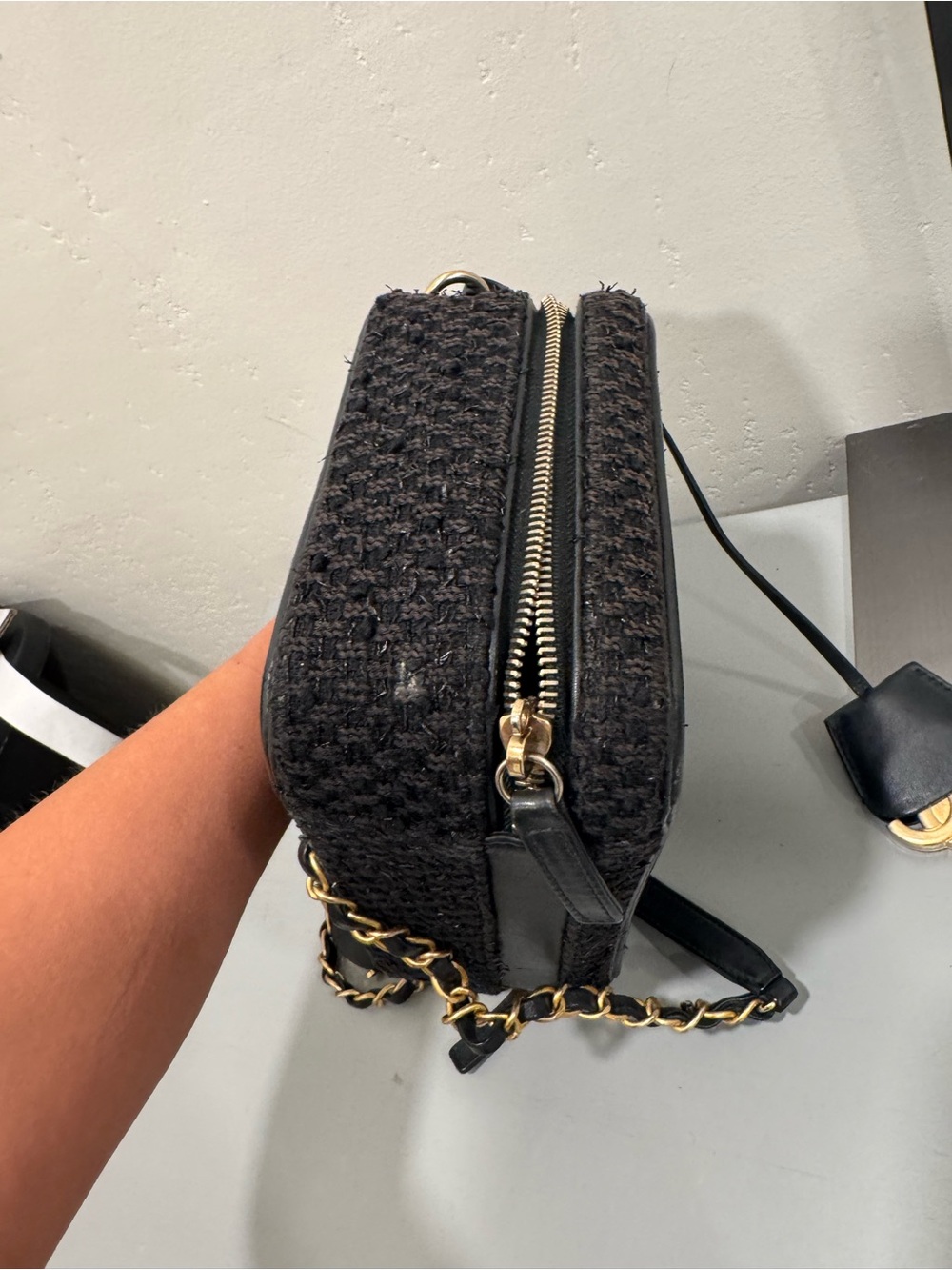 Chanel Filigree Tweed Vanity Crossbody Bag - Picture 10 of 11